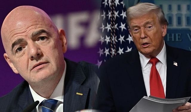 ABD Başkanı Trump FIFA Başkanı İnfantino ile Dünya Kupası öncesi görüşme gerçekleştirdi!