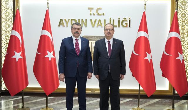 Bakan Tekin, Aydın’daki eğitim yatırımlarını değerlendirdi