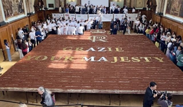 440 metrelik tiramisu ile dünya rekoru Londra’da geldi