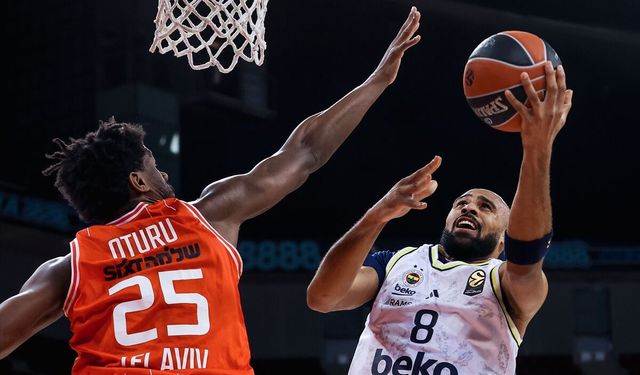 EuroLeague'de temsilcimiz Fenerbahçe Beko İsrail takımı Tel Aviv'e 95-80 mağlup oldu