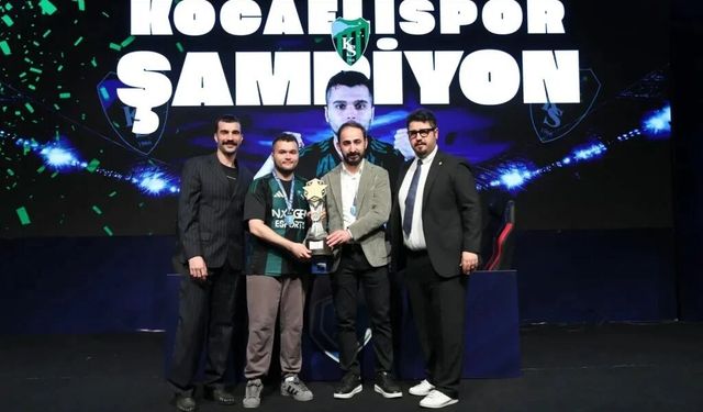 eSüper Kupa’da şampiyon Kocaelispor oldu