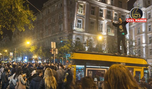 Seçim sonrası Budapeşte sokakları doldu taştı: Coşku İstanbul’u aratmadı