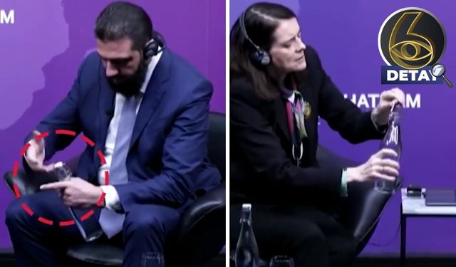 Suriye Cumhurbaşkanı Şara’nın su şişesiyle imtihanı