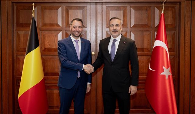 Dışişleri Bakanı Fidan, Belçikalı mevkidaşıyla görüştü