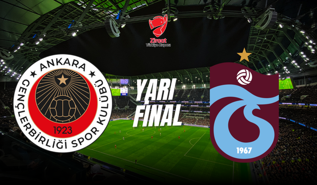 Gençlerbirliği - Trabzonspor Ziraat Türkiye Kupası yarı final maçı ne zaman, saat kaçta ve hangi kanalda?