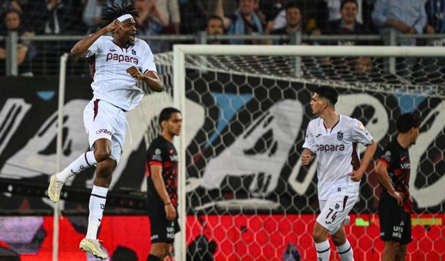 Geriden gelip Gençlerbirliği'ni deviren Trabzonspor finale yükseldi