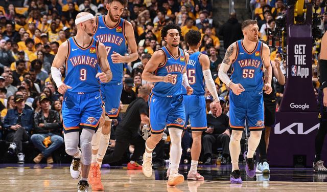 Yarı final serisinde Lakers'ı 4-0 ile geçen Thunder finale yükseldi