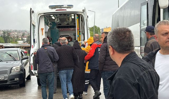 Karabük Safranbolu'da şehit ailelerinin konakladığı otelde yaşanan doğal gaz kaçağı paniğe neden oldu