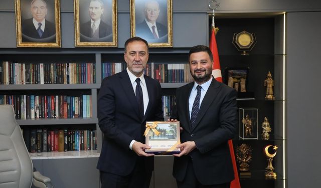 Başkan Öztekin’den Volkan Yılmaz’a hayırlı olsun ziyareti