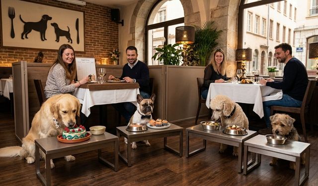 Sadece köpekler için "fine-dining" restoran açıldı