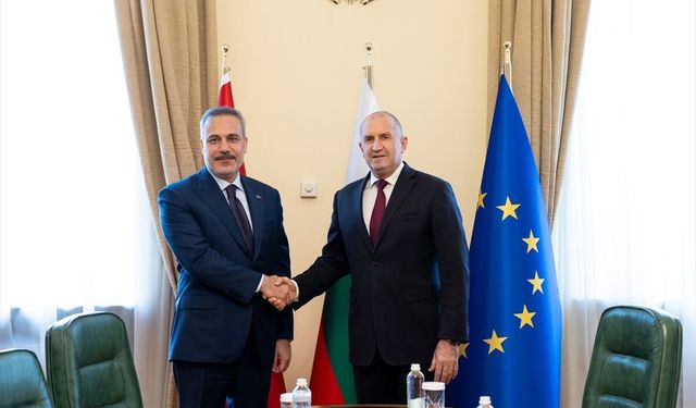 Bakan Fidan'dan Bulgaristan diplomasisi: Başbakan Radev bir araya geldi