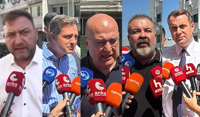 Emniyet önünde iki ayrı ''CHP''