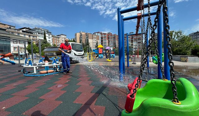 Kâğıthane'de parklar yaz sezonuna hazırlanıyor
