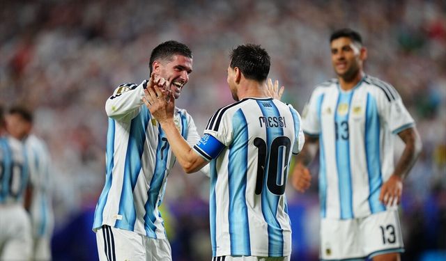 Arjantin'den Dünya Kupası provasında net galibiyet! Messi yine sahne aldı...