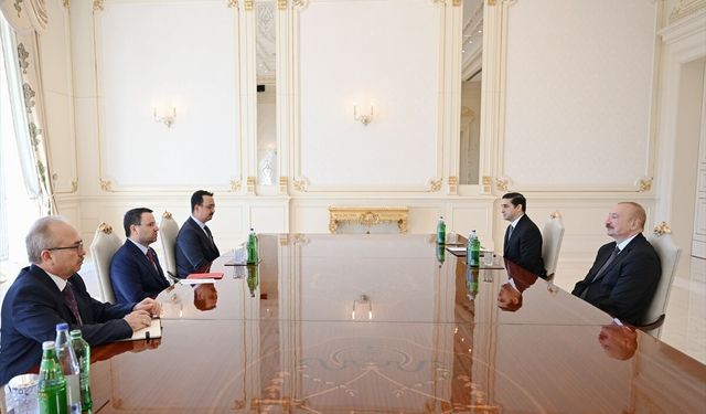 Azerbaycan Cumhurbaşkanı Aliyev, Adalet Bakanı Gürlek'i kabul etti