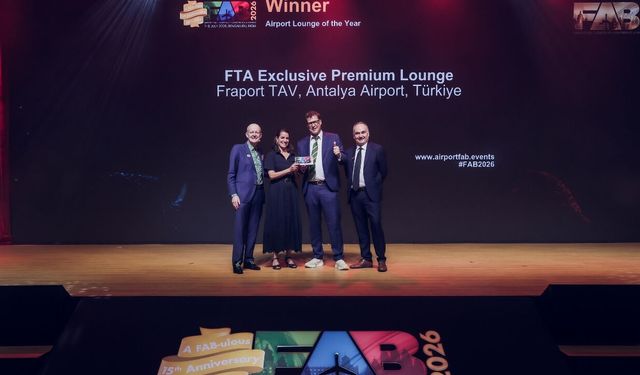Antalya Havalimanı FAB Awards'ta 9 ödül kazandı