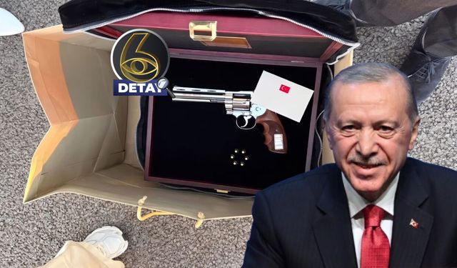 Erdoğan NATO liderlerine revolver hediye etti! İngiltere Başbakanı götüremedi