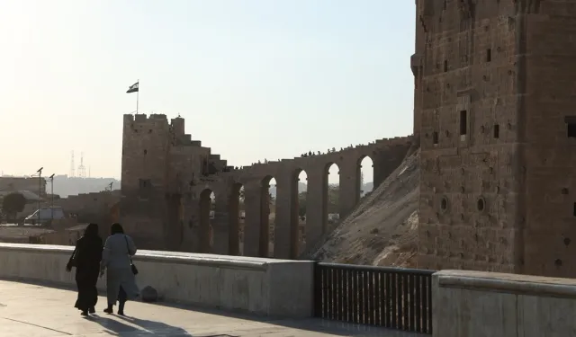 Restorasyonu tamamlanan Halep Kalesi ziyarete açıldı