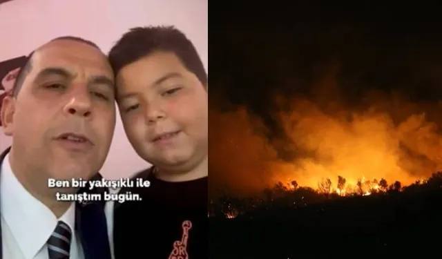 9 yaşındaki Poyraz Emir, orman yangınının önüne geçti
