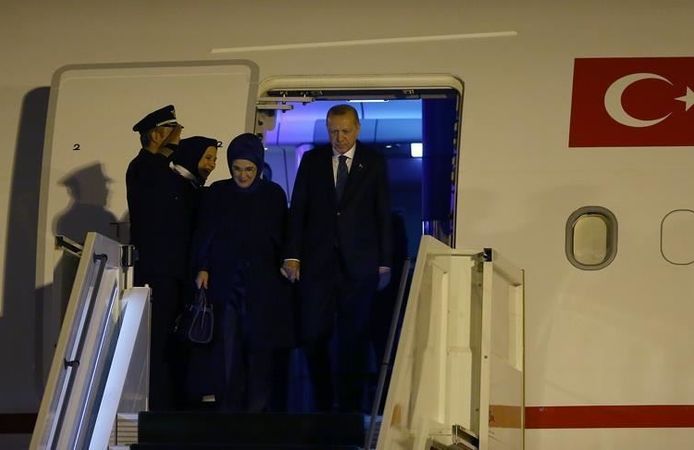 Cumhurbaşkanı Erdoğan, yurda döndü