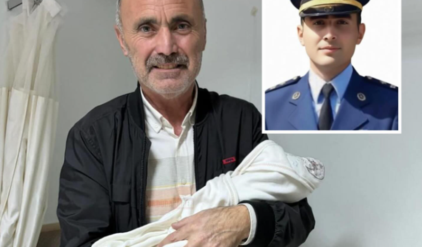 Uçak kazasında ölen şehit Altıok’un kızı dünyaya geldi: Baba “emanetin” diyerek paylaştı