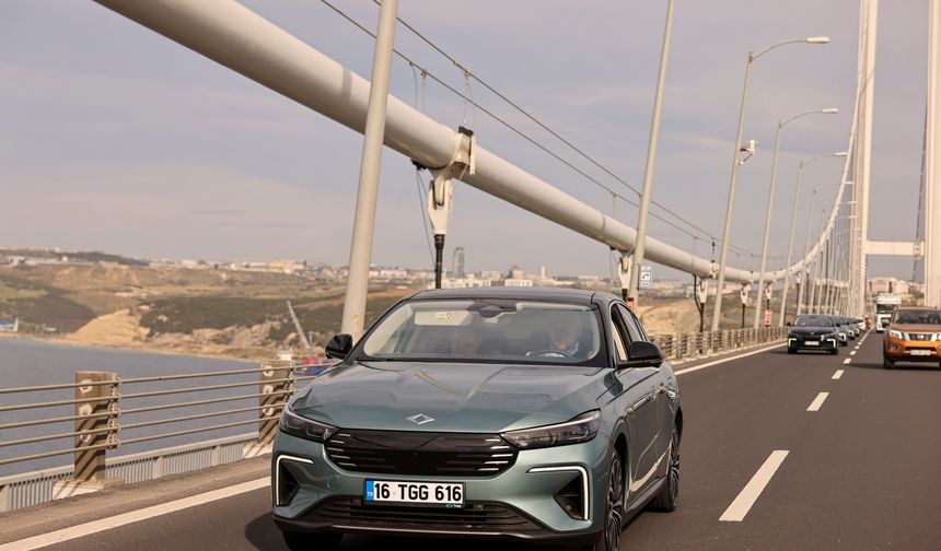 Togg'dan göz dolduran test sürüşü: Tek şarjla İstanbul'dan İzmir'e ulaştı