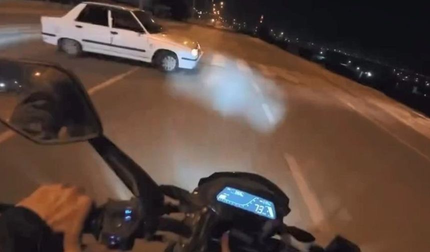 Kahramanmaraş'ta motosikletli çift kaza yaptı! O anlar kamerada