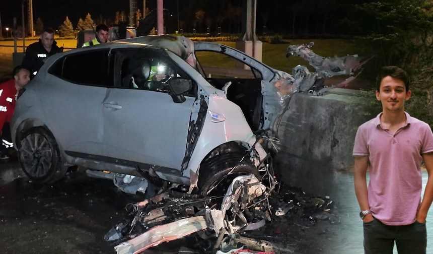 Tuzla'da aracı gişelere saplanan genç doktor Semih Savran hayatını kaybetti