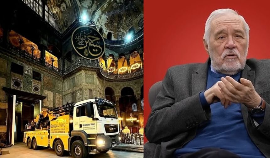 İlber Ortaylı'dan Ayasofya'ya yapılan restorasyona tepki: Çökerse dünya faturasını Türklere çıkaracak!