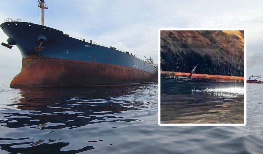 Karadeniz’de vurulan KAIROS gemisindeki yangın söndürüldü: Sızıntı ortaya çıktı