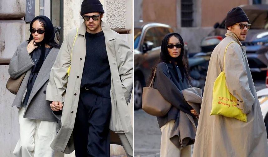 Roma'da aşk kaçamağı: Harry Styles ve Zoe Kravitz