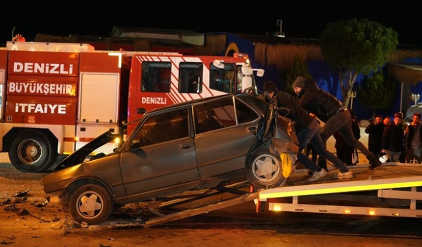 Denizli'de zincirleme kaza: Çok sayıda yaralı var