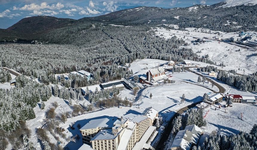 Uludağ'da kar hareketliliği