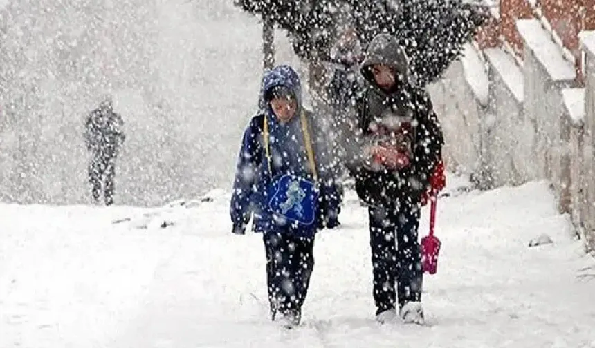 Eğitime kar engeli: Birçok il ve ilçelerde okullar tatil edildi
