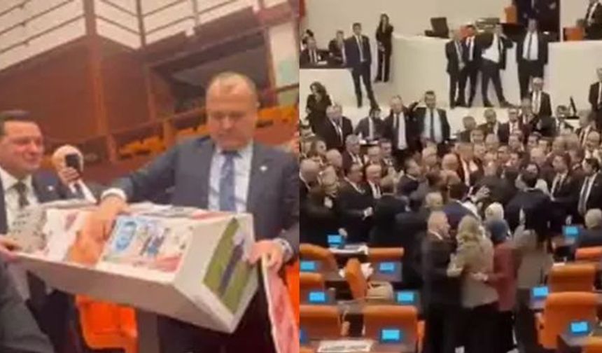 TBMM’de ‘maket tabut’ krizi: Vekiller arasında gerginlik tavan...