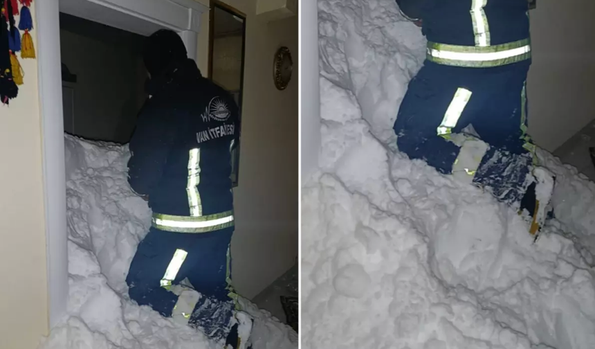 Van'da mahalleye çığ düştü! Kayıp kadından haber var: 22 ev boşaltıldı