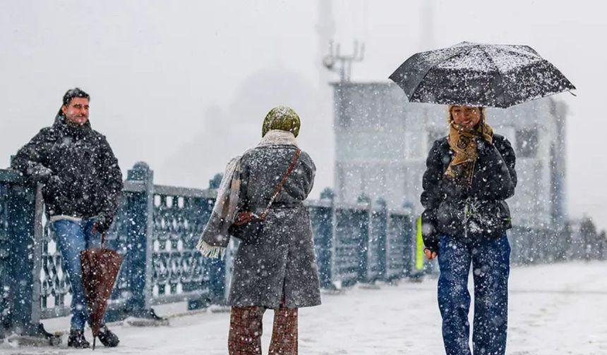 Meteoroloji tarih verdi: İstanbul ve birçok kent için kar alarmı!