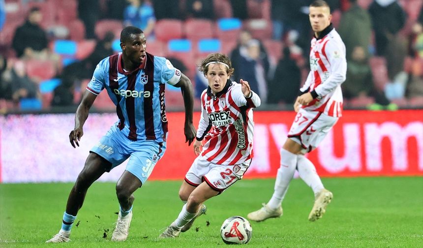 Trabzonspor Samsunspor'u farklı geçti : 0-3