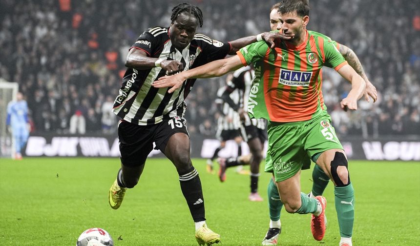 Beşiktaş evinde Alanyaspor'la yenişemedi: 2-2