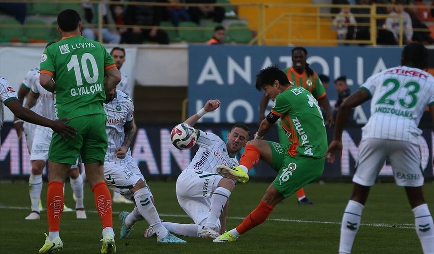 Alanyaspor, Konyaspor'u 2-1 yendi