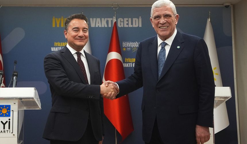 İYİ Parti Genel Başkanı Dervişoğlu ile DEVA Partisi Genel Başkanı Babacan görüştü