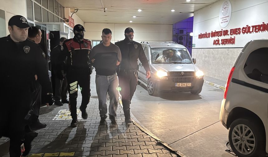 Bolu'da "dur" ihtarına uymayan cezaevi firarisi 40 dakikalık kovalamaca sonucu yakalandı