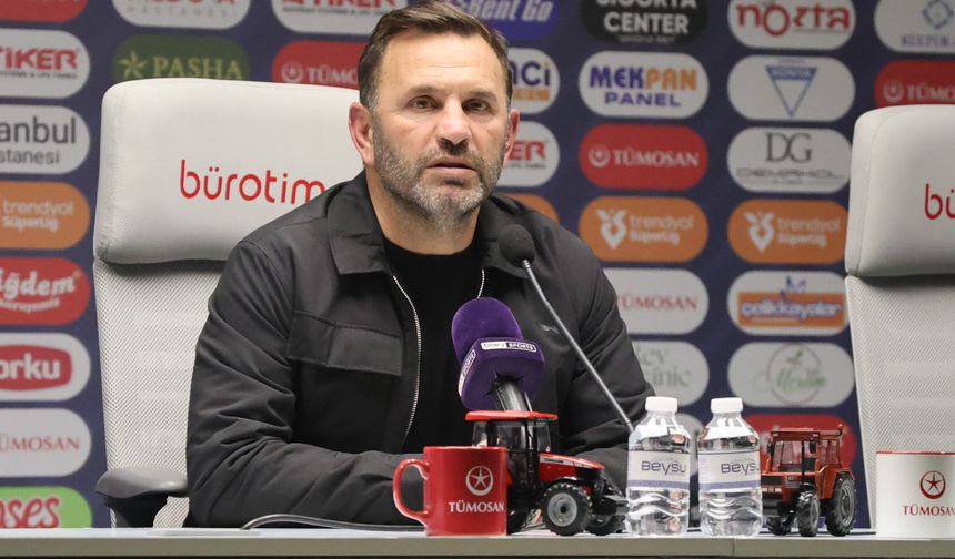 Okan Buruk: “Çok temiz bir gol iptal edildi”