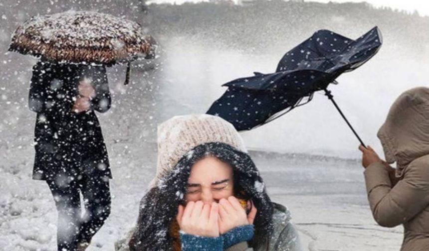 Birden vuracak taş üstünde taş bırakmayacak! Kar fırtınası ve sağanak için tarih verildi: 81 ile uyarı