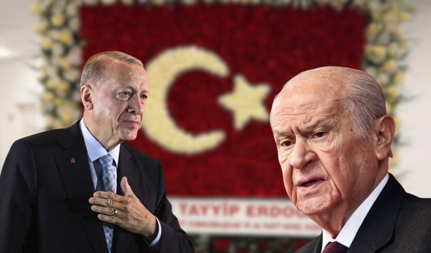 Cumhurbaşkanı Erdoğan'dan Devlet Bahçeli'ye 57 güllü jest