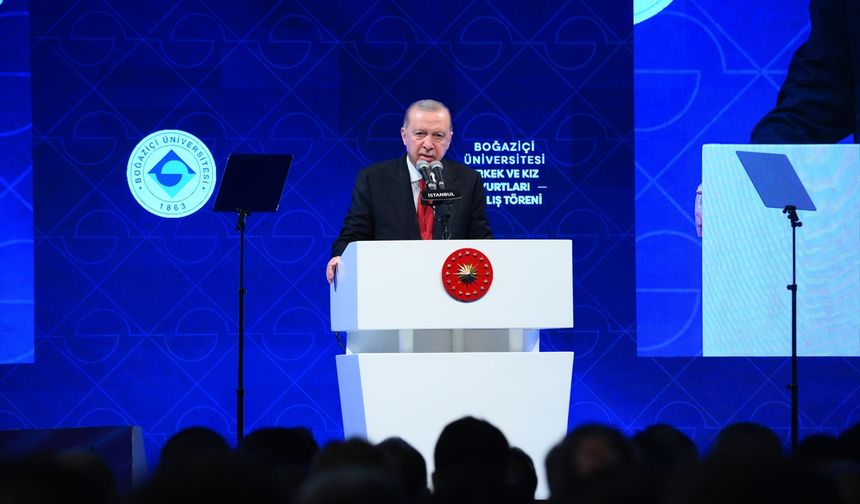 Cumhurbaşkanı Erdoğan'dan Boğaziçi Üniversitesi'nde 'arka bahçe' eleştirisi!