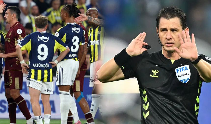 Dev maçı Halil Umut Meler yönetecek