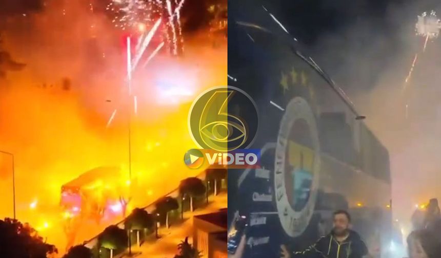 Fenerbahçe'ye Antalya'da coşkulu karşılama I VİDEO