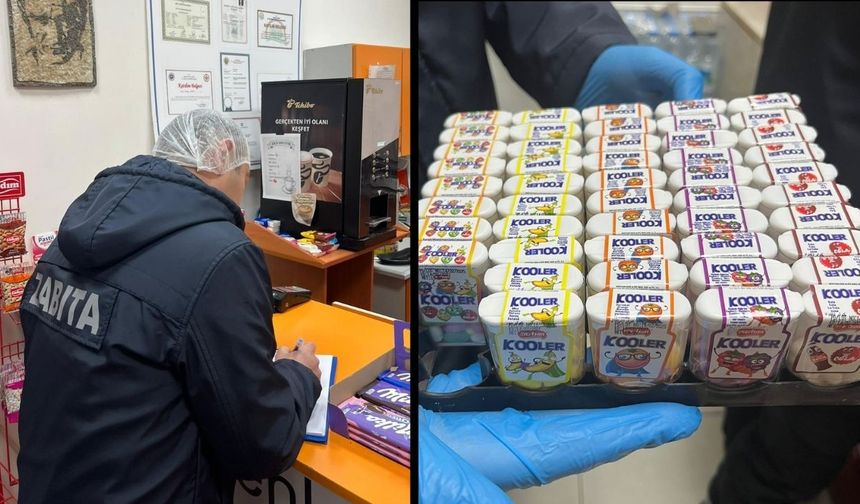 Öğrencilerin sağlığını hiçe saydılar: Kantinde tarihi geçmiş ürünlere el koyuldu!