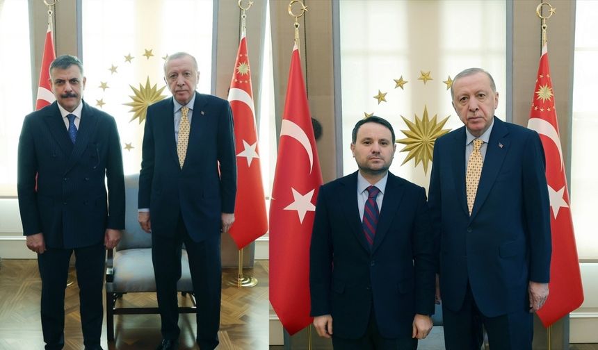 Cumhurbaşkanı Erdoğan, Bakan Çiftçi ve Gürlek'i kabul etti